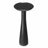 Pompano Honed Black Marble High Side Table Furniture