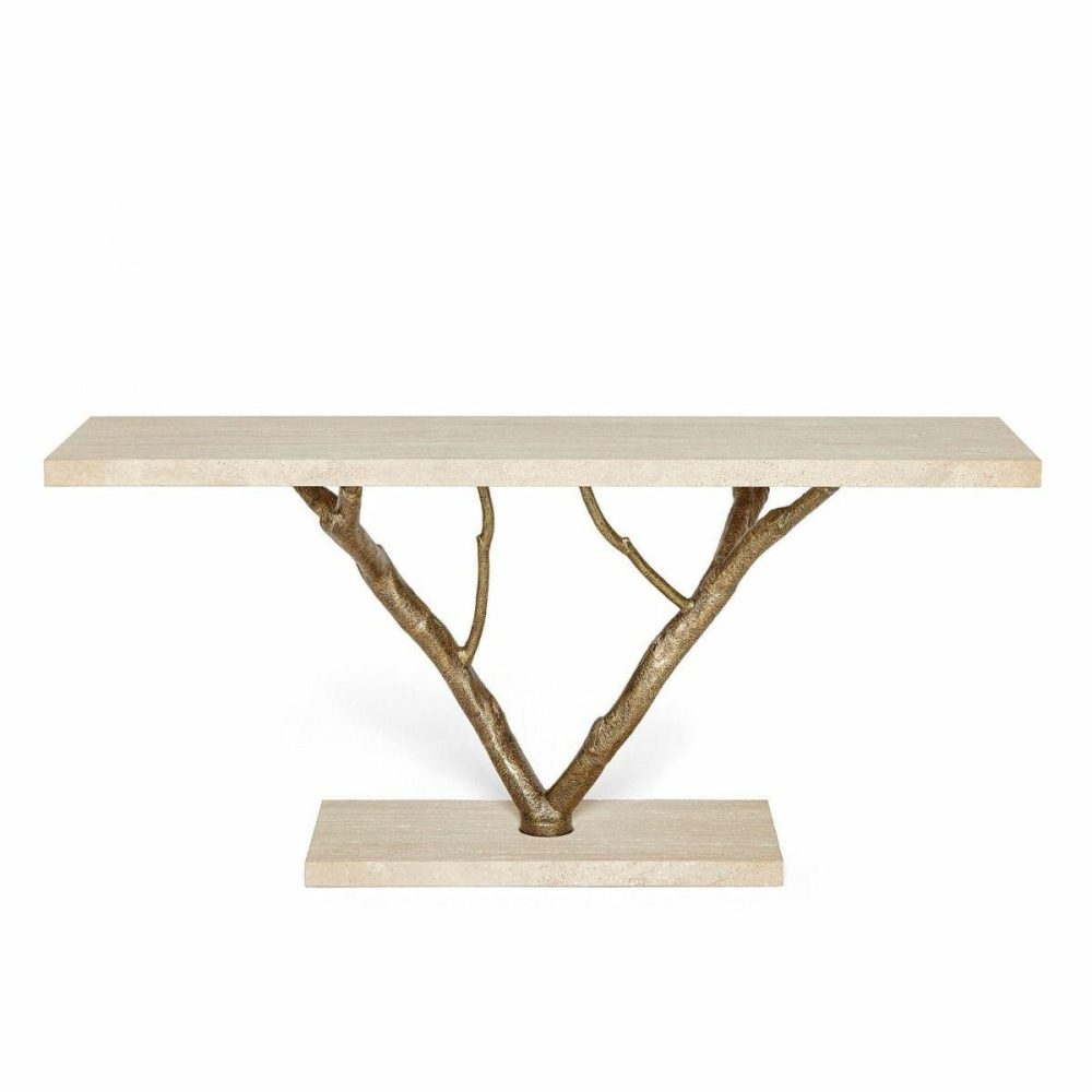 Primitive Travertine Console – Customise Console Tables