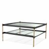 Princess Vintage Brass Square Coffee Table Coffee Tables