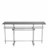 Quinn Stainless Steel & Smoked Mirror Console Table Console Tables