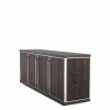 Renzo Mocha Oak Dresser Buffets / Media Consoles