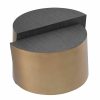 Riviera Brushed Brass Side Table Furniture