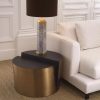 Riviera Brushed Brass Side Table Furniture