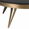 Rocco Brushed Brass Coffee Table Coffee Tables