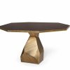 Rock Brass Dining Table – Customise Dining Tables