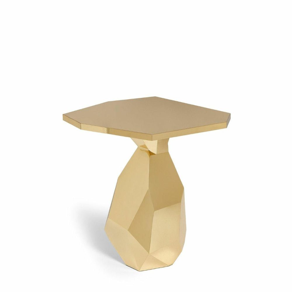 Rock Brass Side Table – Customise Furniture