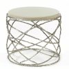 Rosebush Small Side Table – Customise Lacquer, Silver Furniture