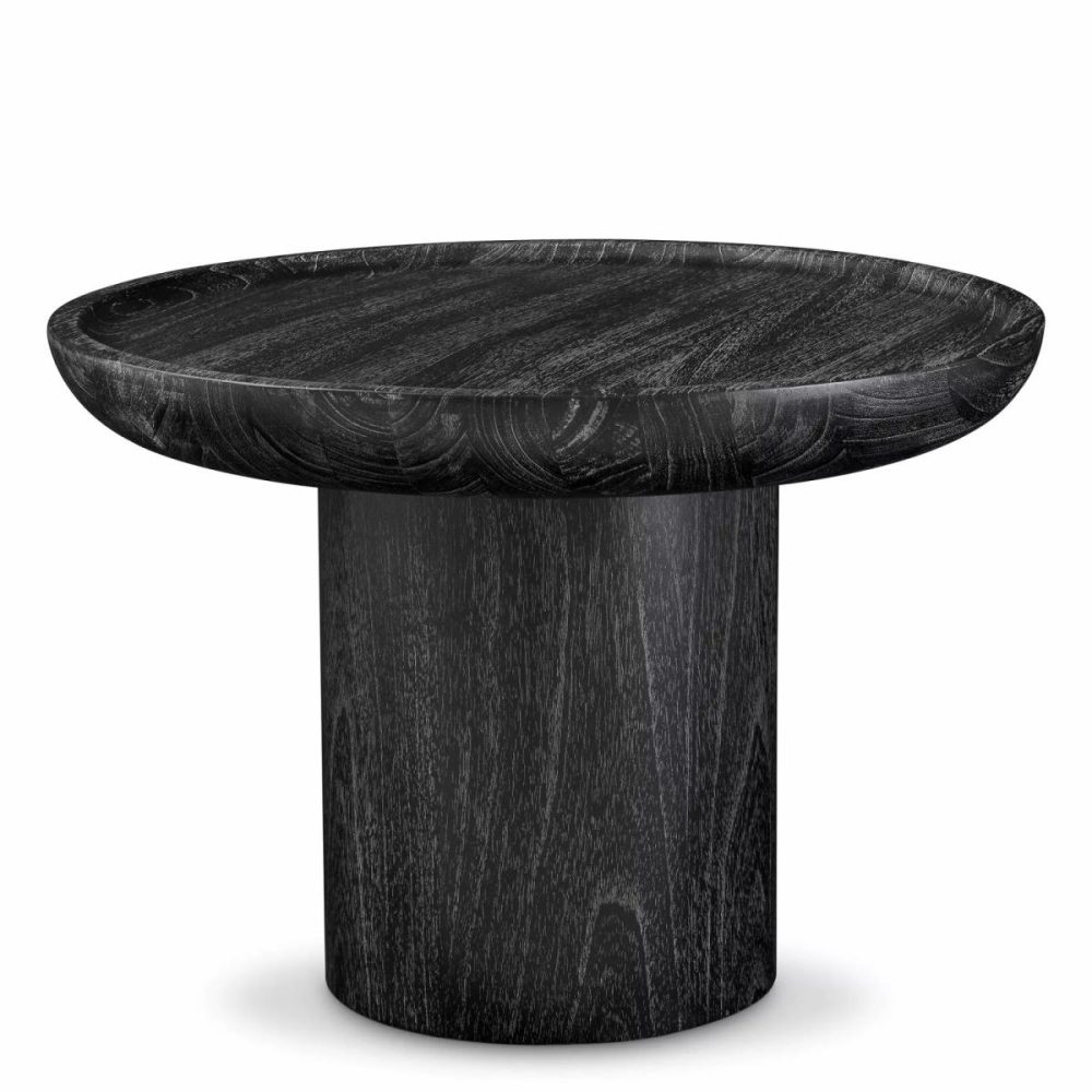 Rouault Charcoal Grey Side Table Furniture