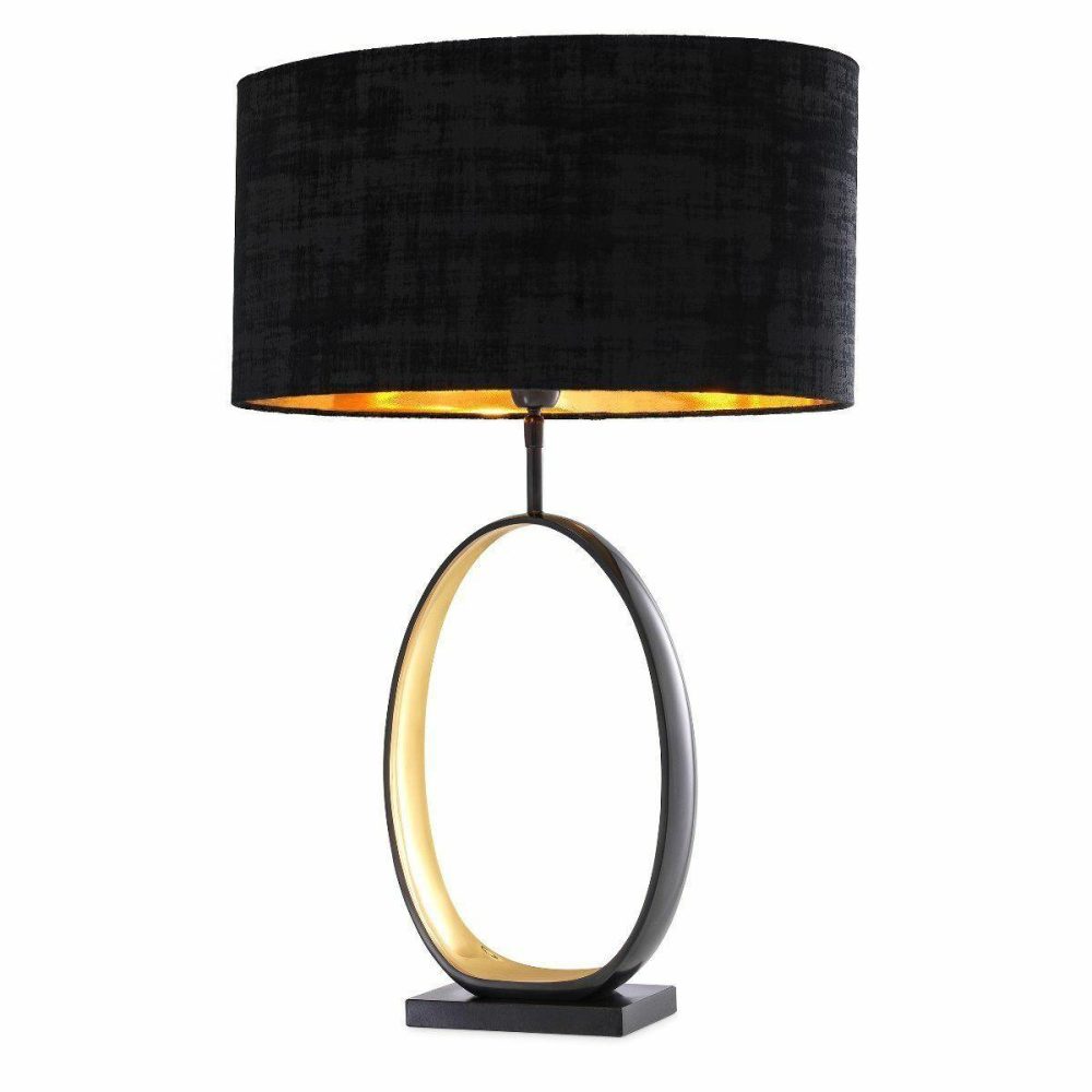 Saturnia Gunmetal Table Lamp Lighting