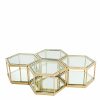 Sax Gold Coffee Tables – Set Of 4 Coffee Tables