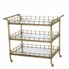 Scarlett Brass Trolley Bar Carts