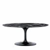 Solo Oval Black Dining Table Dining Tables