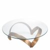 Soquel Vintage Brass Coffee Table Coffee Tables