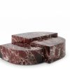 Strata Coffee Table – Customise Travertine/Marble, Metal Coffee Tables