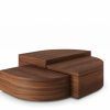 Strata Coffee Table – Customise Travertine/Marble, Metal Coffee Tables