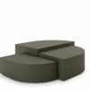 Strata Coffee Table – Customise Travertine/Marble, Metal Coffee Tables