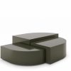 Strata Coffee Table – Customise Travertine/Marble, Metal Coffee Tables