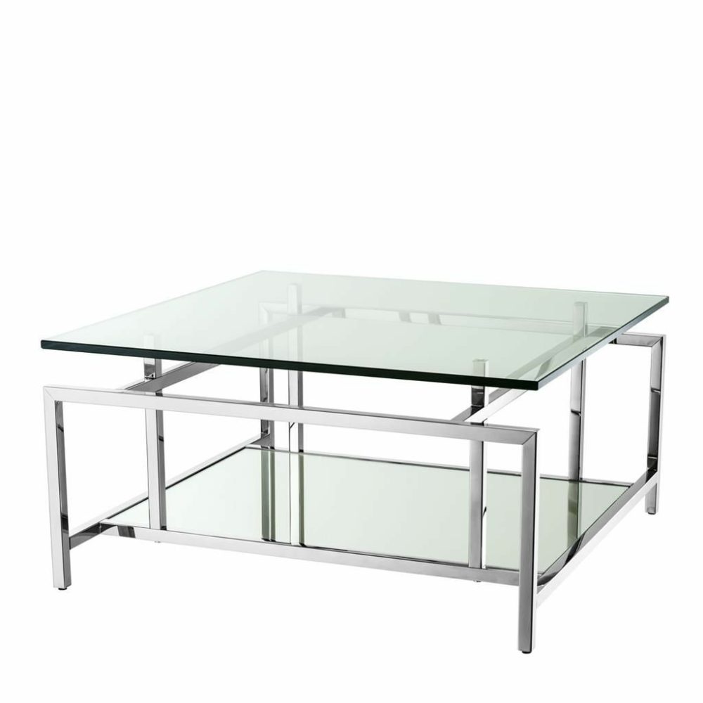 Superia Polished Stainless Steel Coffee Table Coffee Tables