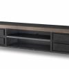 Talbot Charcoal Grey Tv Cabinet Buffets / Media Consoles