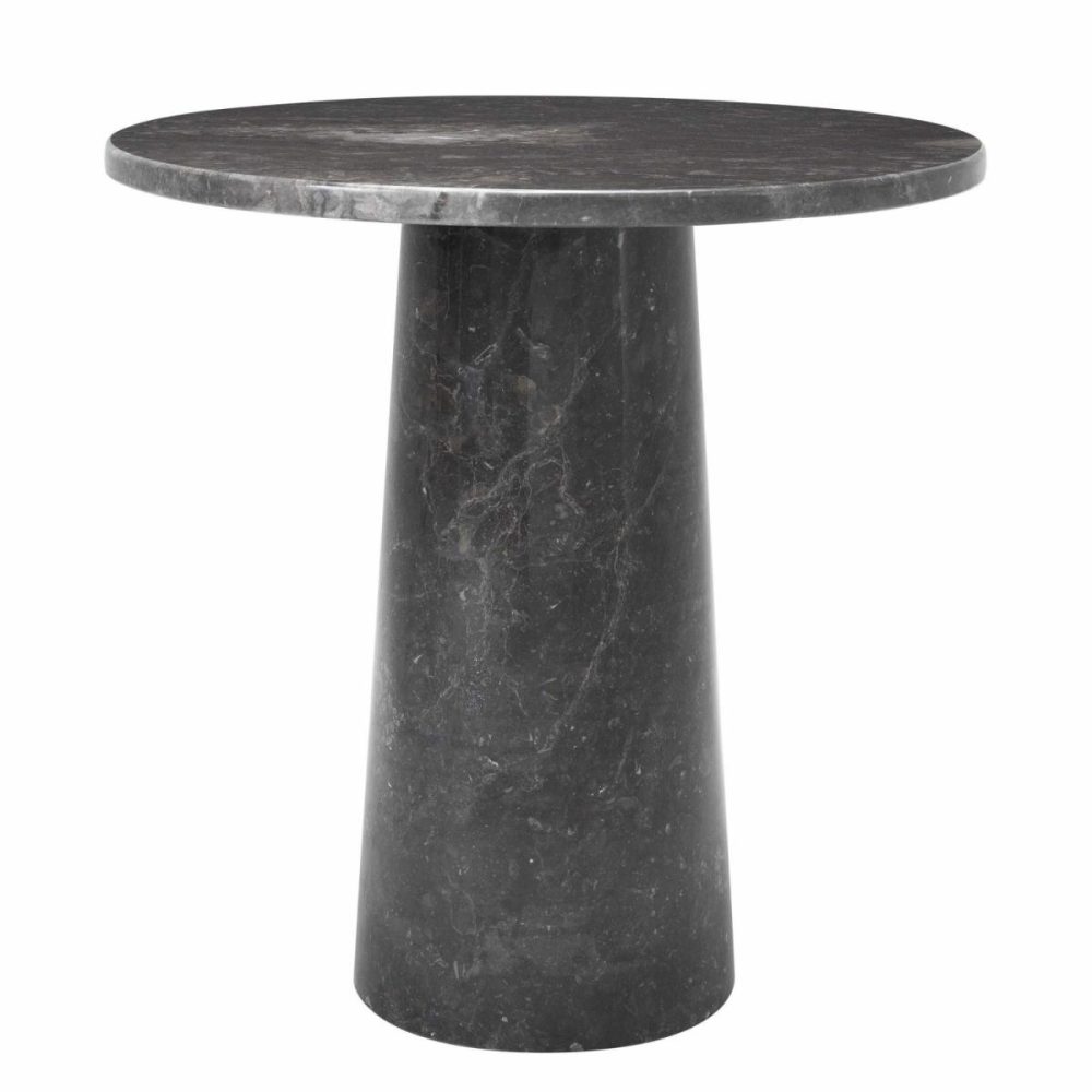 Terry Grey Marble Side Table Furniture