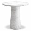 Terry White Marble Side Table Furniture