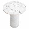 Terry White Marble Side Table Furniture