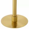 Terzo Brushed Brass Round Dining Table Dining Tables