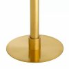 Terzo Brushed Brass Square Dining Table Dining Tables