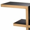 Theodis Brushed Brass Console Table Console Tables