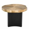 Thousand Oaks Brass & Black Side Table Furniture