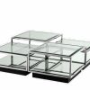 Tortona Stainless Steel Coffee Table – Set Of 4 Coffee Tables