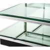 Tortona Stainless Steel Coffee Table – Set Of 4 Coffee Tables