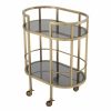 Townhouse Brass Trolley Bar Carts