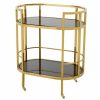 Townhouse Gold Trolley Bar Carts