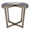 Turino Grey Marble Side Table Furniture