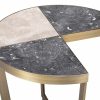 Turino Grey Marble Side Table Furniture