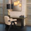 Vauclair Brushed Brass & Black Desk Furniture