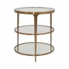 Vienna Antique Brass Side Table Furniture