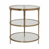 Vienna Antique Brass Side Table Furniture