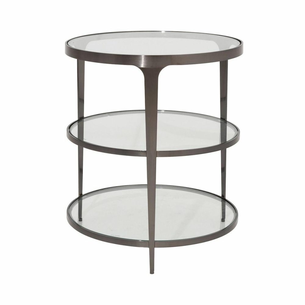 Vienna Gunmetal Side Table Furniture