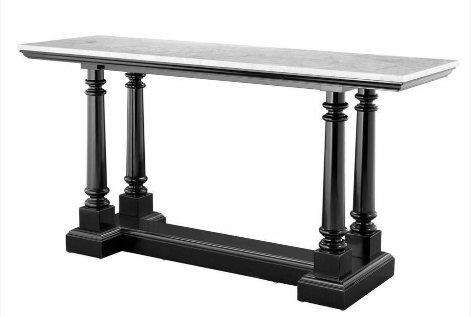 Walford Black Console Table Console Tables