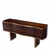 Xenon Smoked Eucalyptus & Brushed Brass Dresser Casegoods