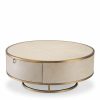 Napa Valley Woven Light Washed Oak Coffee Table Coffee Tables