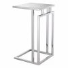 Marcus Polished Stainless Steel Side Table Furniture