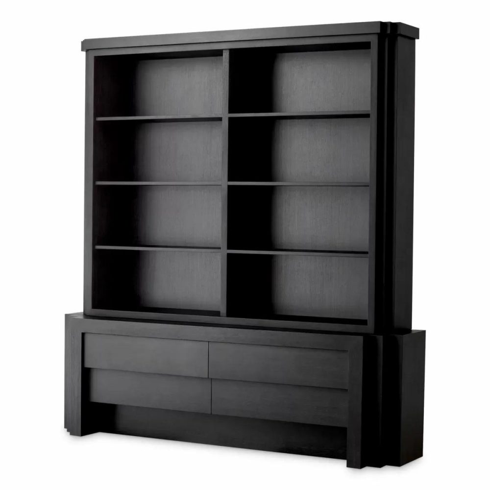 Metropolitan Charcoal Grey Large Cabinet Casegoods