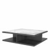 Miguel Charcoal Grey Oak & Bianco Lilac Marble Coffee Table Coffee Tables