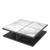 Miguel Charcoal Grey Oak & Bianco Lilac Marble Coffee Table Coffee Tables