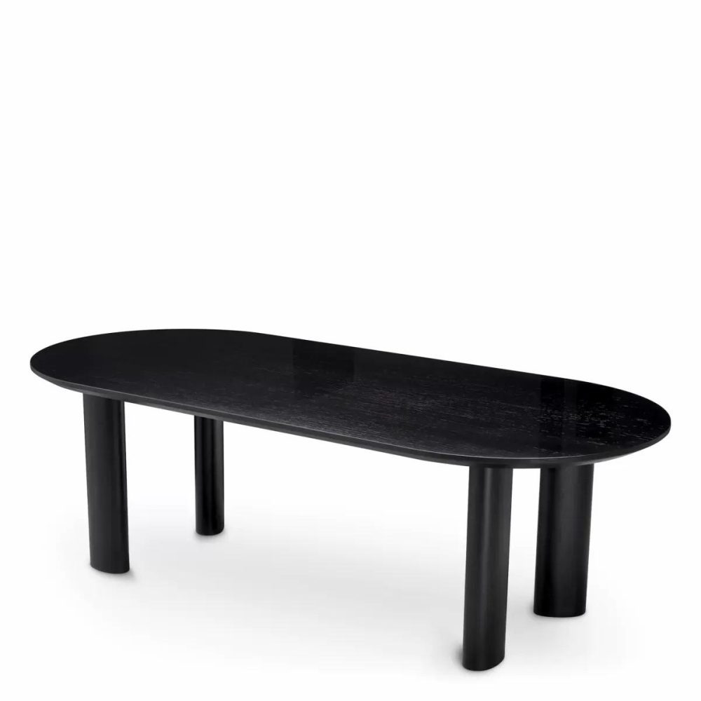 Mogador Small Black Dining Table Dining Tables