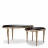 Livana Vintage Brass Side Table – Set Of 2 Furniture